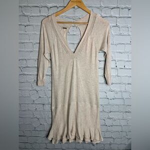 Free people sweater dress. Size small